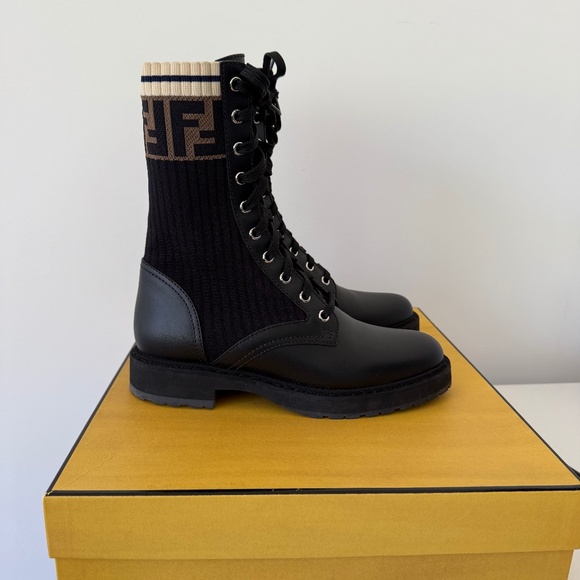 Fendi Rockoko Chelsea Combat Boot - Picture 1 of 4